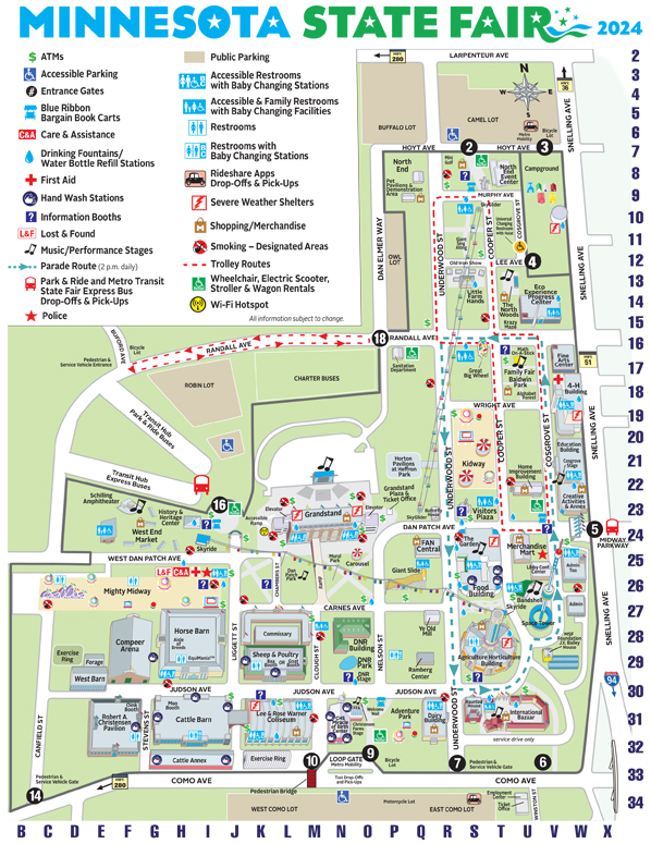 2024 Minnesota State Fair color map